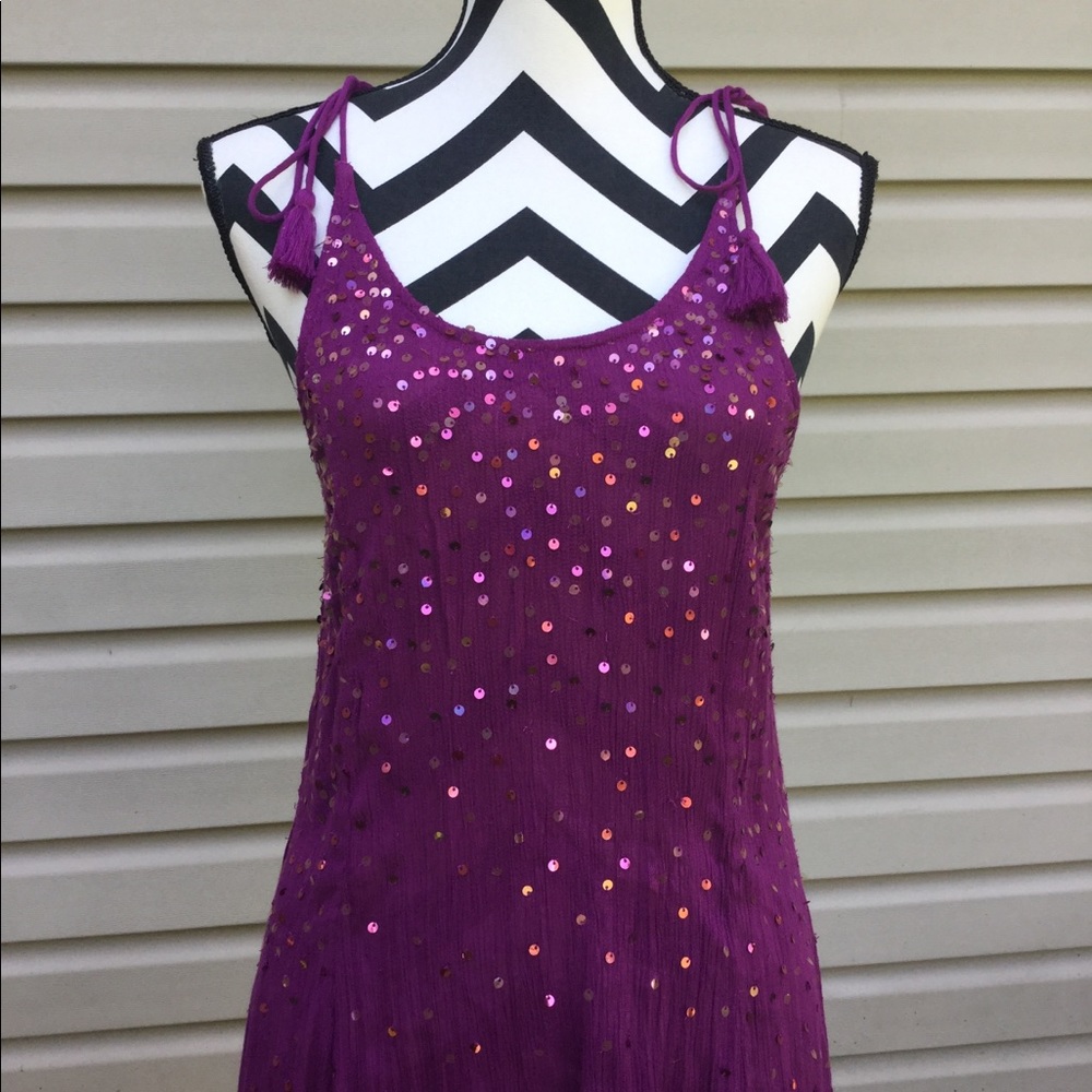 NWT Free People Just Watch Me Slip Sequin Dress - Picture 6 of 8